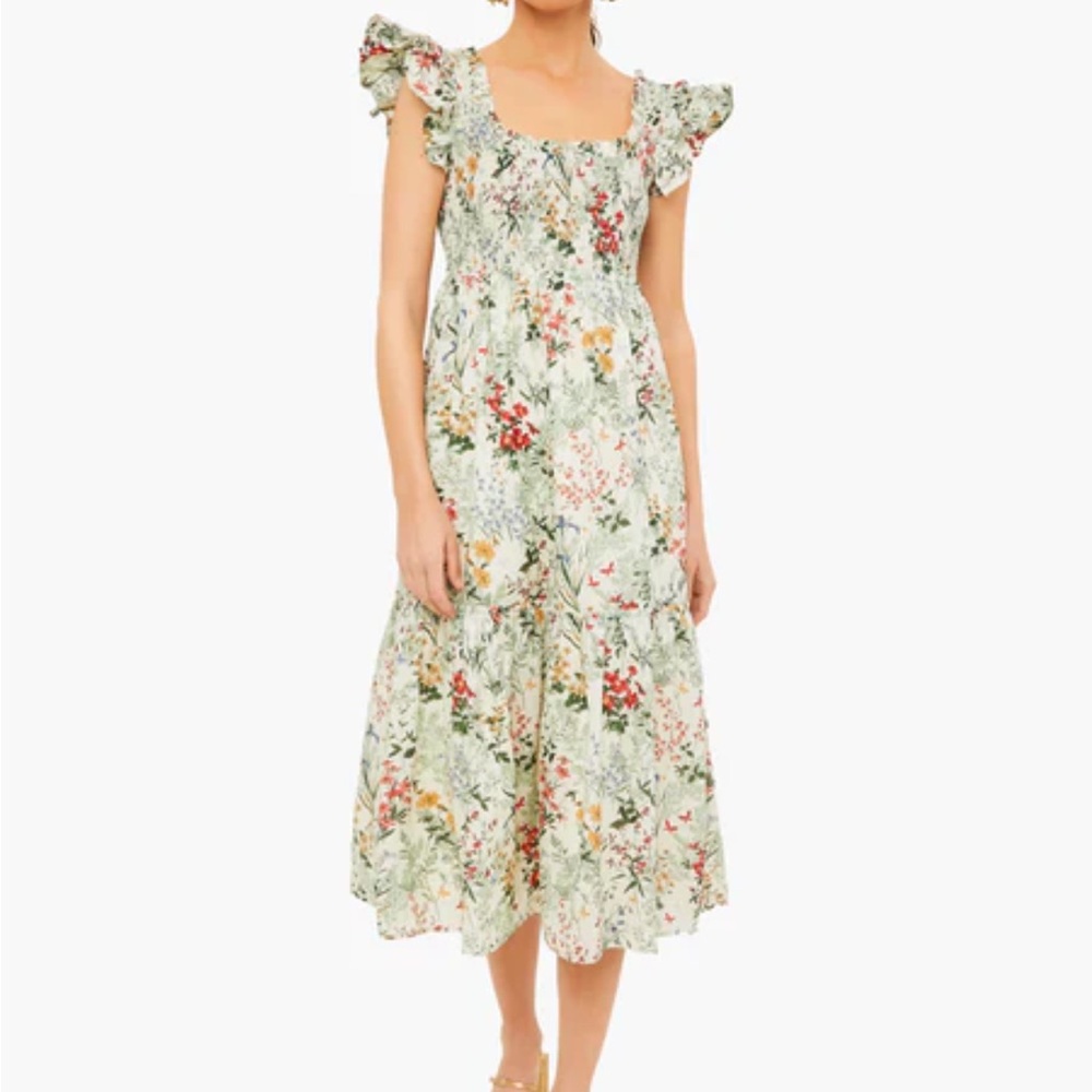 Tuckernuck Sunfaded Fields Maille Floral Midi Dress